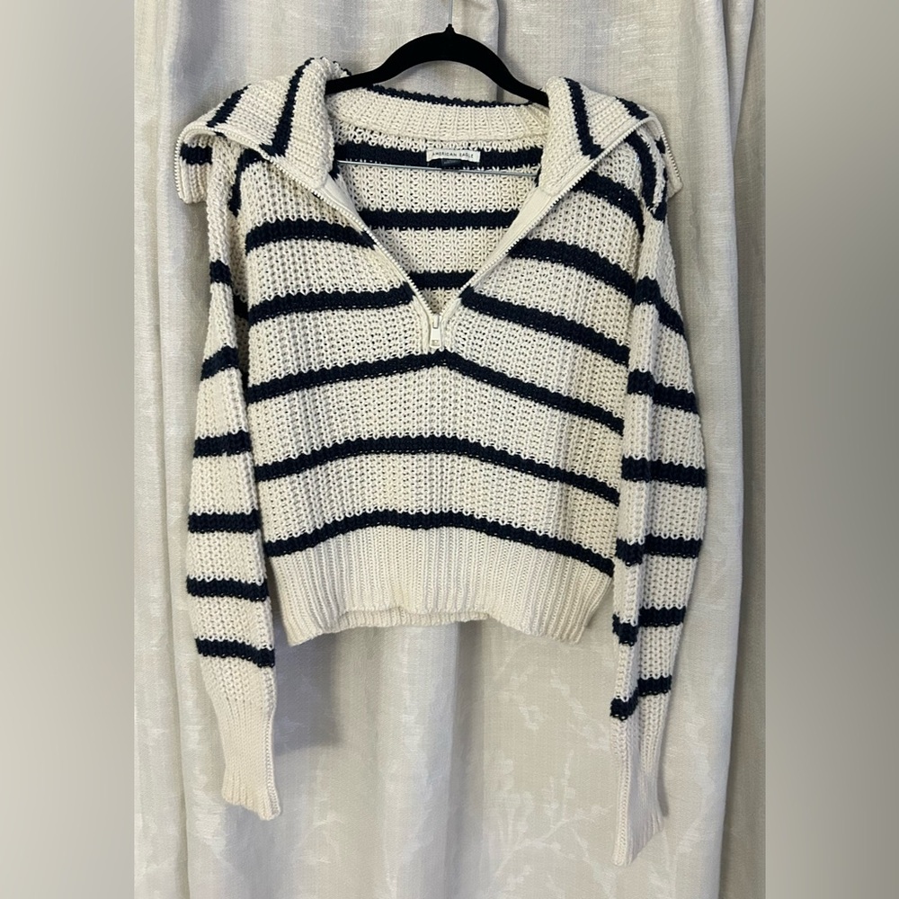 American Eagle quarter zip sweater